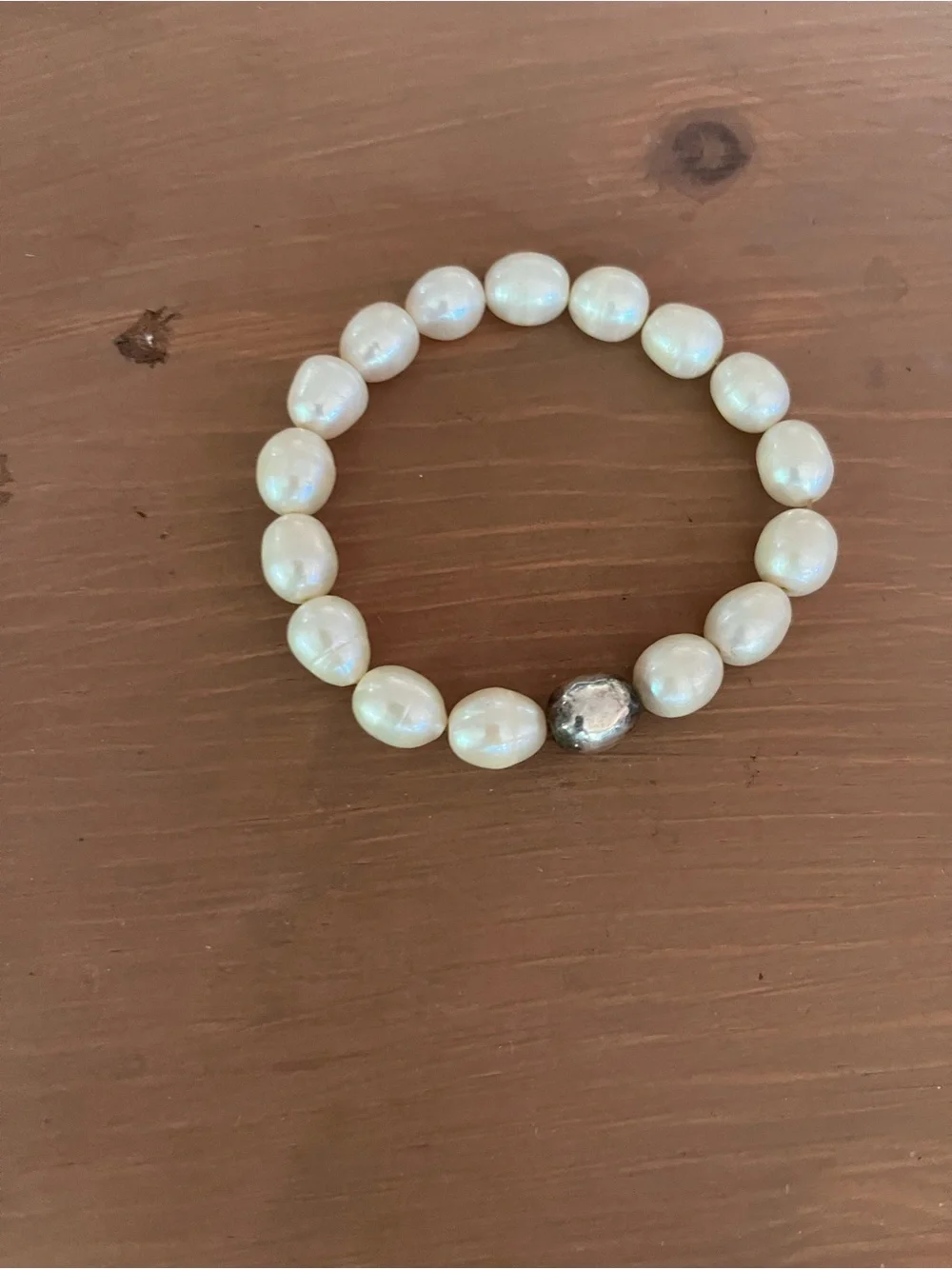 Shine on Silpada bracelet sterling and freshwater pearl. Classic design retired. - Picture 5 of 6